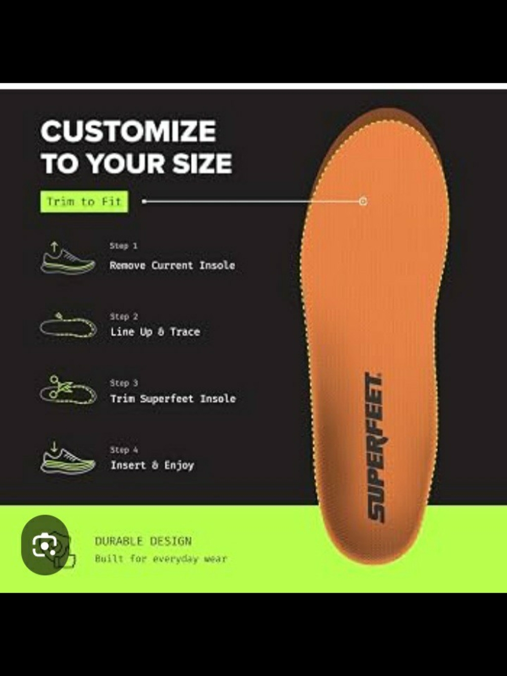 Superfeet Performance Insole - Orange